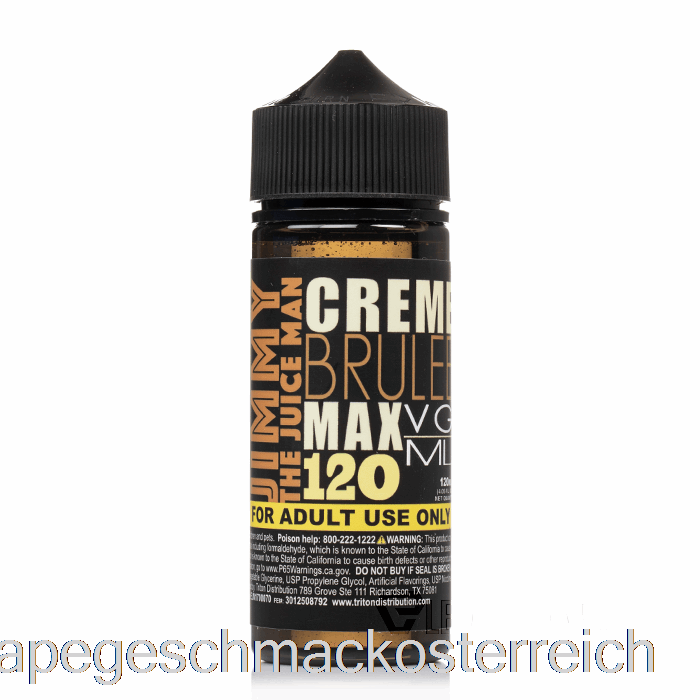 Crème Brûlée – Jimmy The Juiceman – 120 Ml, 0 Mg Vape-Geschmack